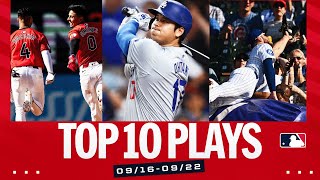 Top 10 Plays of the Week Shohei reaches 5050 amp the Guardians walk off into the postseason [upl. by Hussey]