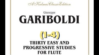 G Gariboldi 30 Easy and Progressive Studies for Flute 14 [upl. by Yrrak]