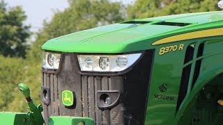 New FIRST John Deere 8370R in action [upl. by Akinek]