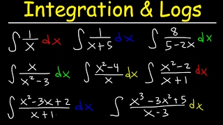 Integration of Rational Functions into Logarithms By Substitution amp Long Division [upl. by Ylrebmi234]