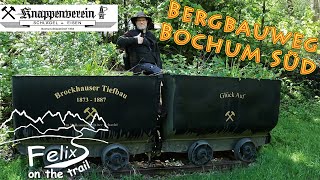 Bergbauweg Bochum Süd 22km Historie Erbstollen Kohlenpfade Ruhrschifffahrt [upl. by Intruok]