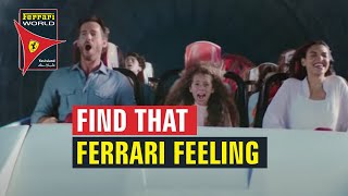 Find That Ferrari Feeling I Ferrari World Yas Island Abu Dhabi [upl. by Yeltsew560]