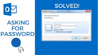 How to Fix Microsoft Outlook Keeps Asking For Password  ✅ Solved ✅ [upl. by Kahler88]