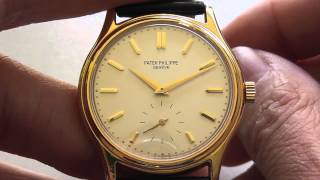 Patek Philippe Calatrava 3923 [upl. by Eelannej]