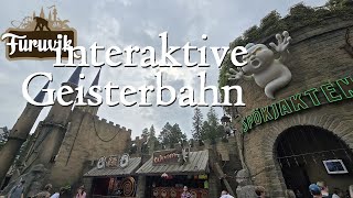 Spökjakten interaktive Geisterbahn Darkride Freizeitpark Furuvik Schweden [upl. by Batha]