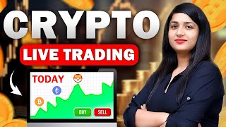 08 OCT Crypto live trading  bitcoin live trading deltaexchange btc cryptolivetrading trading [upl. by Gilberta]