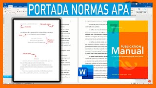 PORTADA Normas APA 7ma Edición en DOCUMENTO de WORD [upl. by Sellihca]