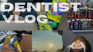 Dentist Vlog getting braces friends and reactions  South African YouTuber 🇿🇦 [upl. by Yrgoerg]