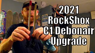 Rockshox Debonair C1 Air Spring Upgrade Installation  Plus 200 Hour damper service [upl. by Asiela258]