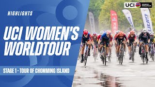 Tour of Chongming Island  Stage 1 Highlights [upl. by Hardi832]