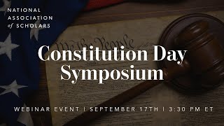 Constitution Day Symposium [upl. by Eelanej]