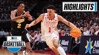 Purdue at Wisconsin  Extended Highlights  Big Ten Mens Basketball  March 1 2022 [upl. by Enoryt829]