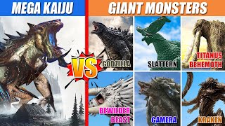 Mega Kaiju vs Giant Monsters  SPORE [upl. by Ellicott]