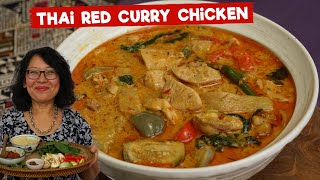 Thai Red Curry Chicken Cooking method for maximum aromas and flavors How to Eat It [upl. by Aifoz513]