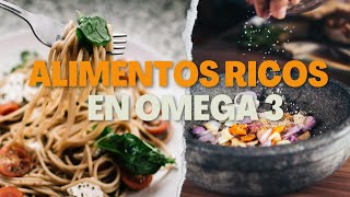 Alimentos ricos en omega 3 [upl. by Arahsat366]