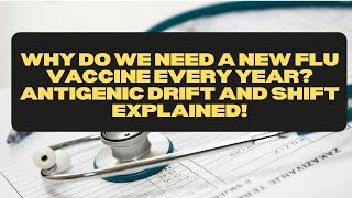 Why Do We Need a New Flu Vaccine Every Year Antigenic Drift and Shift Explained [upl. by Ainimre]