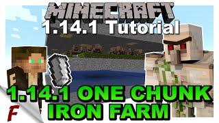 ✅ Minecraft Iron Golem Farm Tutorial Java 1141 and 1142 Iron Farm DOES NOT WORK IN 1143 [upl. by Elaen621]