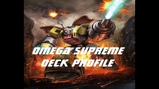 Transformers TCG Omega Supreme Deck Profile [upl. by Secunda]