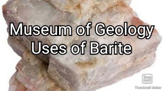 Importance uses and Global deposits of Barite [upl. by Rab]