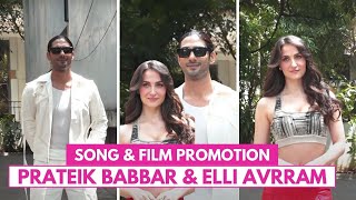 Prateik Babbar amp Elli Avrram Promoting Their New Song “Tere Dar Pe Sanamquot amp Short Film quotBeintehaquot [upl. by Cann]