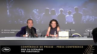 PRIX DU SCENARIO – Press conference – PALMARES – English – Cannes 2024 [upl. by Abihsat301]