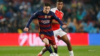 Lionel Messi vs Arsenal Home 16032016 HD [upl. by Carlick]