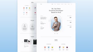 💼 Build amp Deploy a Responsive Personal Portfolio Website Design Using HTML CSS amp JavaScript [upl. by Cox]