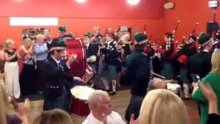 St Francis Pipe Band Gorbals at the Gorbals Reunion Glencairn Rutherglen  8th August 2014 [upl. by Calvina]