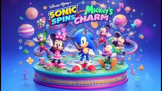 Sonic’s Spins and Mickey’s Charm – The Dynamic Duo’s Epic Quest Cartoon Nursery Kids Song [upl. by Sewel]