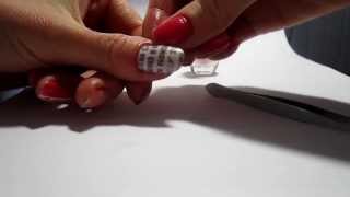 New Spaper Nail Art  Газетный принт на ногтях [upl. by Zoellick22]