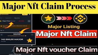 Major Nft Claim Process  Major Nft Claim krny ka Tareka  NBS Free Earning [upl. by Nednarb450]