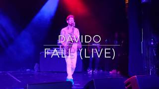 Davido  Fall Live Sax Cover [upl. by Annaliese]