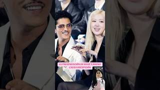 ¡LA PRESENTACIÓN DE ROSÉ Y BRUNO CAUSA DECEPCIÓN rose brunomars kpop blink apt [upl. by Mansoor]