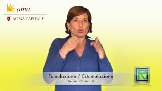 Video 4  Tumulazione e Estumulazione [upl. by Atarman930]