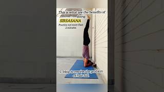 Why You Should Do Yoga Headstands shorts yoga [upl. by Ameen]