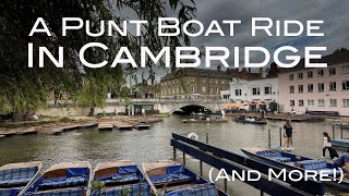 Punt Boat Rides in Cambridge and More [upl. by Legnaleugim]