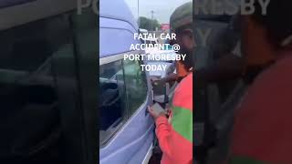 Car Collusion in Port Moresby Waigani Traffic Today [upl. by Nnaid470]