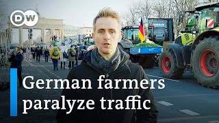 German farmers strike A sign of wider dissatisfaction  DW News [upl. by Yralam272]