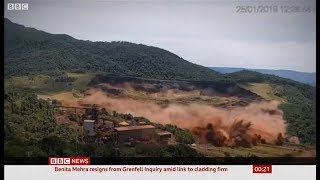 Brumadinho dam disaster 1 year on 12 Brazil  BBC News  26th January 2020 [upl. by Audsley]