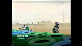 MagnyCours 1998 Aikaajot Diniz spinnaa rengasvalleihin [upl. by Ignazio]