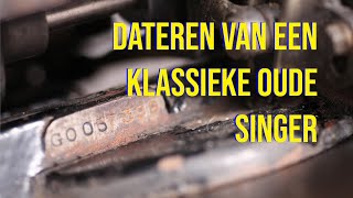 Singer naaimachine dateren – Dutch Nederlands [upl. by Kcolttam]