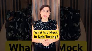 What is a Mock in Unit Testing qa testing tester [upl. by Eelyk]