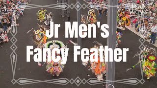 Jr Mens Fancy Feather  2024 Manito Ahbee Pow Wow  Powwowscom [upl. by Recneps]