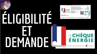 Demande CHEQUE ENERGIE comment demander l’aide pour le droit au chèque énergie ou à la prime [upl. by Eittel]