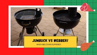 Jumbuck Kettle BBQ VS Webber Kettle BBQ Pork Ribs Comparison [upl. by Macario]