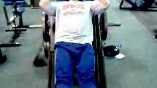 Justin Harris Cybex Hack Squat Widowmaker set [upl. by Dorison]