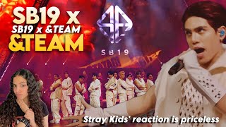 AAA 2023 SB19 with ampTEAM PERFORMANCE REACTION [upl. by Nitsirhc]