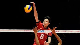 TOP 10 Best Volleyball Spikes by AKIHIRO YAMAUCHI 山内 晶大 2017 [upl. by Latif]