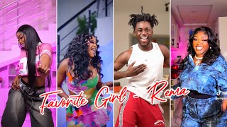 Favorite Girl  Rema Transition dance challenge [upl. by Llatsyrk]