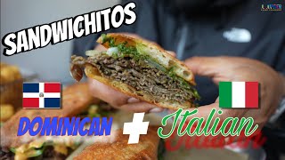 Italian amp Dominican fusion sandwich shop in North Bergen NJ  SANDWICHITOS [upl. by Liemaj]